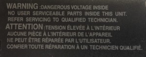 warning label