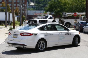 Uber Self Driving Cars Side View