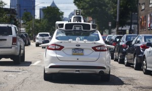 Uber Self Driving Cars Rear View