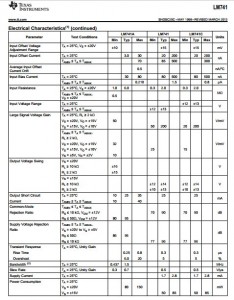 sensor datasheet